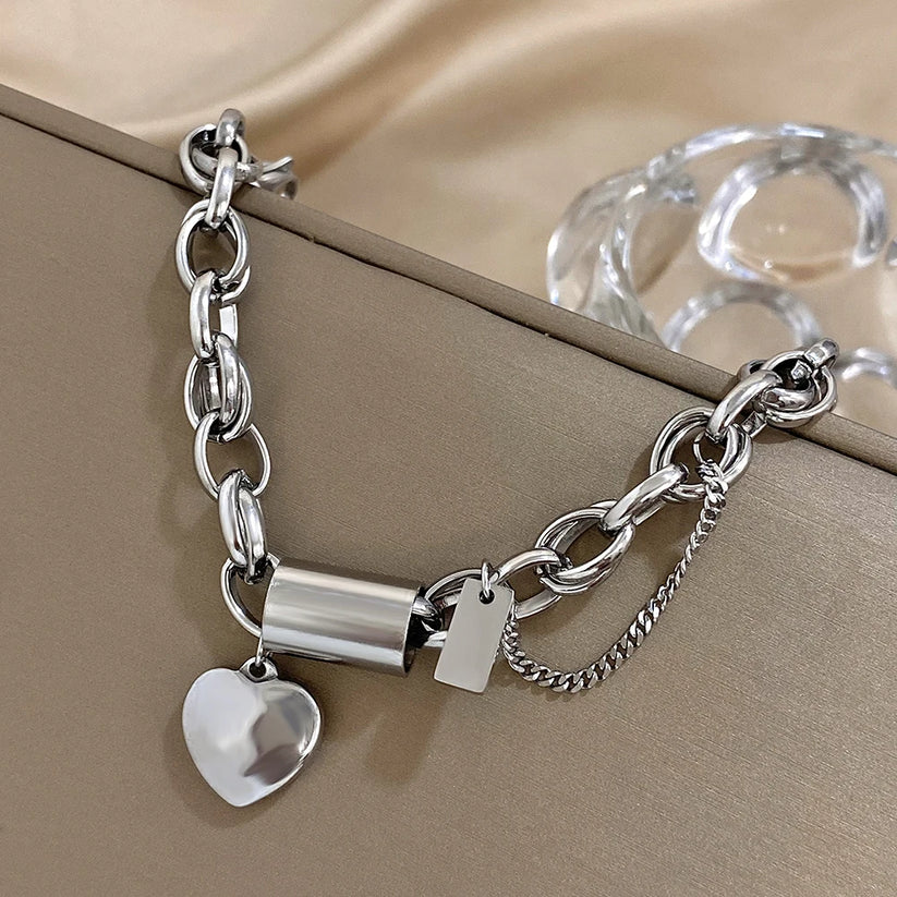 Heartened Chunky Armbånd | Guld